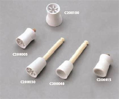 Dentsply Sirona Screw Type Ribbed Prophy Cups, 144/Box - -Screw Type Ribbed Cups (144) - Image 1
