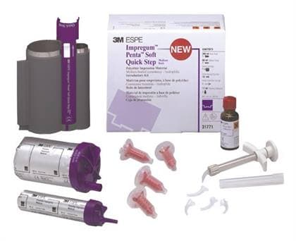 Impregum Penta Soft Light Body Polyether Impression Material Refill, 2 Base (300ml each) & 2 Catalyst (60ml each), Pink, 31746 thumbnail 2
