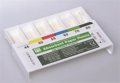 Hygenic Absorbent Paper Points, X-Fine (Extra Fine), White, Sterile, 200/Box, H03346 thumbnail 8