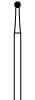 NTI Surgical Carbide Bur, Round #4, Friction Grip Surgical Length, 1.4 mm Head Diameter, 5/Pkg, H4-FGSG thumbnail 5