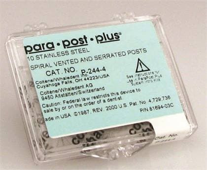 ParaPost Plus Stainless Steel Endodontic Post, Size 6 (0.060"/1.5mm), Black, 10/Pk, P2446 thumbnail 8