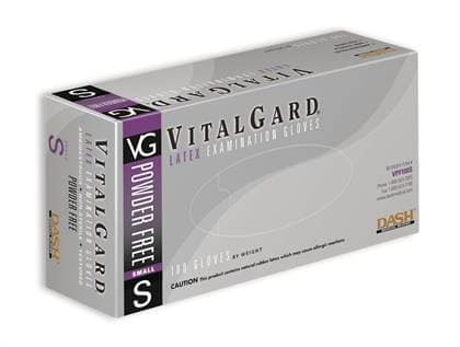 VitalGard® Latex Exam Gloves, Powder Free, Non-Sterile, Extra Small, Textured, 100/Box, VLP100XS thumbnail 9