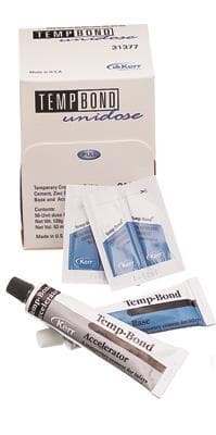 TempBond Temporary Crown and Bridge Cement, Original Tube Kit, Zinc Oxide Eugenol, 50 g Base + 15 g Accelerator + Mixing Pad, 1/Pk, 00370 thumbnail 13