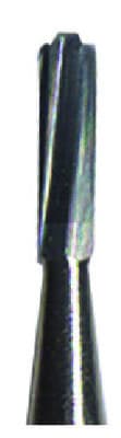 Midwest Operative Carbide Bur #256, FG (Friction Grip), All Purpose, Straight Fissure, Bevel End, 0.9 mm Diameter, 2.7 mm Length, 100/Bag, 386287 thumbnail 6