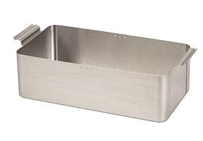 L&R SweepZone 200 Stainless Steel Solid Side Draining Basket, Full Size, 18666 thumbnail 10
