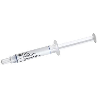 3M Scotchbond Universal Etchant Etching Gel, 32% Phosphoric Acid, 3 mL Syringe, Blue, 2/Pk, 41263 thumbnail 15