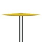 NTI CeraGlaze Polishing System, Superfine Yellow, Knife Edge, HP Shank, 25 mm, P30010, 1/Pk thumbnail 11