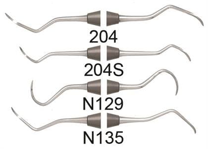 Nordent Relyant Scaler, Double-Ended Universal Anterior/Posterior Sickle #N129, Relyant #6 Handle, Stainless Steel, 1 Each thumbnail 6