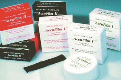Parkell AccuFilm I Green Single-Sided Articulating Strips (280) - -AccuFilm I Green Single-Sided Strips (280) - Image 1