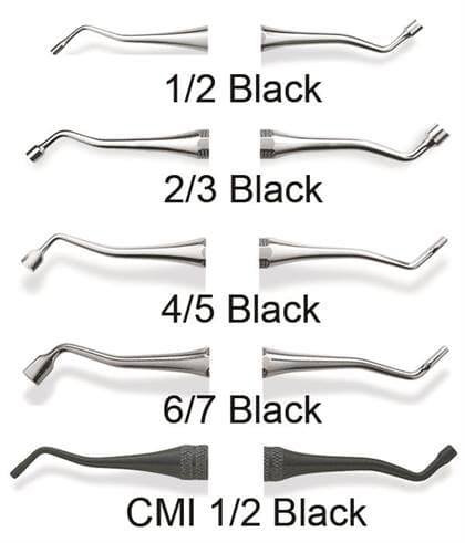 Premier Plugger/Condenser Black #1/2 Serrated, Double-Ended, Octagonal Handle, 1/Pk, 1003766 thumbnail 7
