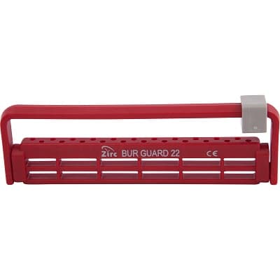 Zirc Dental Steri-Bur Guard 22-Hole Red, Antimicrobial, Autoclavable, 50Z410-M thumbnail 5