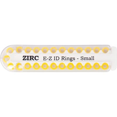 Zirc E-Z ID Instrument Rings, Small, Neon Yellow, 25/Pack, 70Z100O thumbnail 7