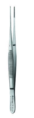Hu-Friedy Tissue Pliers, #31 Semkin-Taylor, Straight, 5", Non-Cutting, Non-Locking, Stainless Steel thumbnail 4