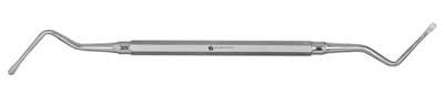 J&J Instruments #86 Lucas Bone Curette, Double End, Stainless Steel, 02-286 thumbnail 4