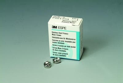 3M™ ESPE™ Stainless Steel Primary Molar Crown, Size 3, Upper Left First Primary Molar (D-UL-3), Box of 5 thumbnail 11
