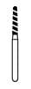 NTI Turbo Diamond Bur, FG, Round End Taper, #856, 1.4 mm, Super Coarse, Black, 5/Pk, SC856-T-014 thumbnail 11
