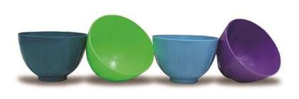 Zirc Mighty Mixer Dispos-A-Bowl, Assorted Neon Colors, 4-7/8" Diameter x 3-1/4", 36/Pack, 50Z505ASTD thumbnail 4