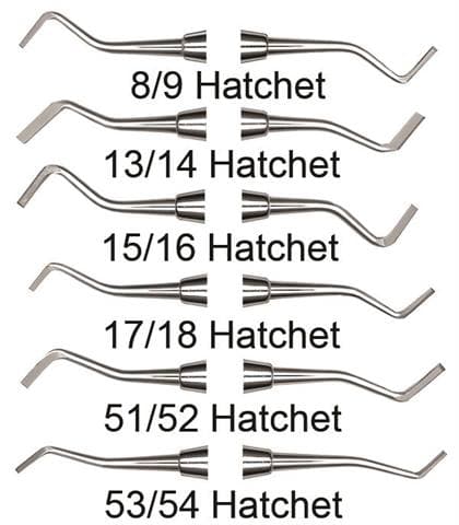 Hu-Friedy 8/9H DE Hatchet (10-7-14) #6 Satin Steel Handle, CP8/9H6 thumbnail 5