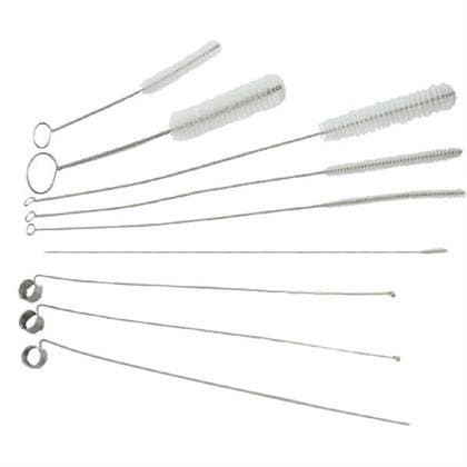 Vista Apex Surgical Aspirator/Valve Cleaning Brush, 3/8" Head Diameter, 12/Box - Surgical, 3/8" - Image 1