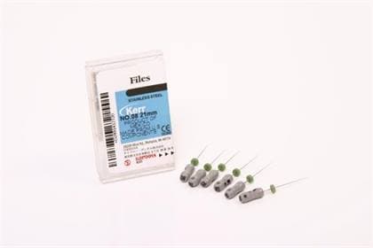 Kerr K-Files Stainless Steel #50 (Yellow) 21mm, 6/Pack, 06021 thumbnail 13