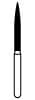 NTI Diamond Bur FG Coarse Flame #C864-014, 1.4 mm Diameter, 12.0 mm Length, 5/Pack thumbnail 5