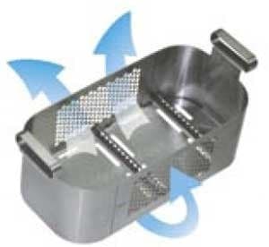 BioSonic Full Size FingerGuard Instrument Basket, 11" x 5-3/8" x 3-3/4", Stainless Steel, UC151XD, 1/Pk thumbnail 8