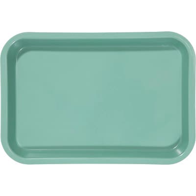 Zirc Mini Flat Setup Tray, Green, 9-3/8" x 6-3/8" x 7/8", 1/Pk, 20Z101D thumbnail 8