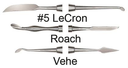 Hu-Friedy Roach Wax Carver, Double End, Stainless Steel, Round Handle, CVROA thumbnail 4