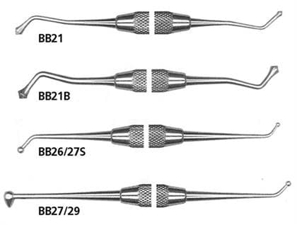 Hu-Friedy 27/29 Double-Ended Ball Burnisher, #7 Satin Steel Colours Handle, BB27/297 thumbnail 5