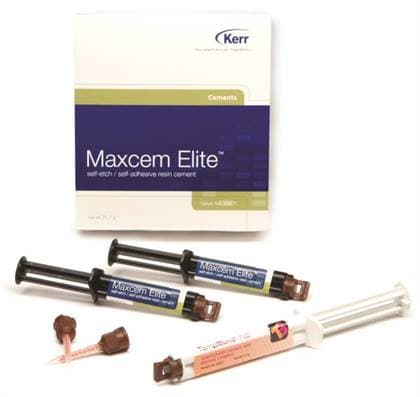 Maxcem Elite Universal Resin Cement Intro Kit, 3 x 5 g Dual Syringes (2 Clear, 1 White), 40 Mixing Tips, #34417 thumbnail 16