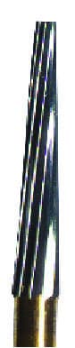 Midwest Carbide Bur Trimming & Finishing Taper Cone, Friction Grip, 7205, 12 Blade, 8.8 mm, 10/Pk thumbnail 2
