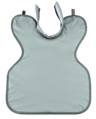 SootheGuard Air Child X-Ray Apron with Collar, Lead-Free, 0.3mm, Grey - -.3mm SootheGuard Air Child w/Collar Grey - Image 1