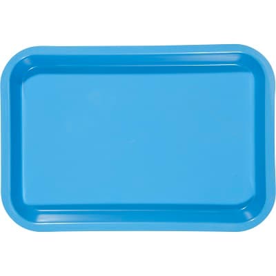 Zirc Mini Flat Setup Tray, Neon Blue, 9-3/8" x 6-3/8" x 7/8", 1/Pk, 20Z101N thumbnail 8