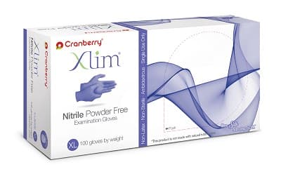 Cranberry Xlim® Powder Free Nitrile Exam Gloves, Neo Blue, Medium, 100/Box, CR3127 thumbnail 12