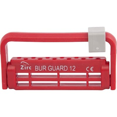 Zirc Red 12-Hole Steri-Bur Guard, Antimicrobial, Autoclavable, 50Z406-M thumbnail 5