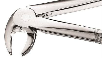 Hu-Friedy MD3 Mead Serrated Extraction Forceps, Lower Incisors & Roots, Stainless Steel, FMD3 thumbnail 5