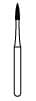 NTI Diamond Bur, FG, Flame, # C889, 1.0 mm, Coarse, Green, 5/Pk, C889-010 thumbnail 7