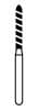 NTI Turbo Diamond Bur, FG, Super Coarse, Beveled End Cylinder, 879-T-012, 1.2 mm Diameter, 10.0 mm Length, 5/Pk thumbnail 5