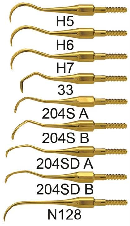 XP SQUARED Technology Quik-Tip Universal Curette Tip, #4R Columbia, Extended Shank, 440A Stainless Steel, 1/Pkg, AECC4RXPQT thumbnail 7