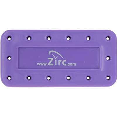 Zirc 14-Hole Magnetic Bur Block, Neon Purple, 50Z403R, 1/Pk thumbnail 9