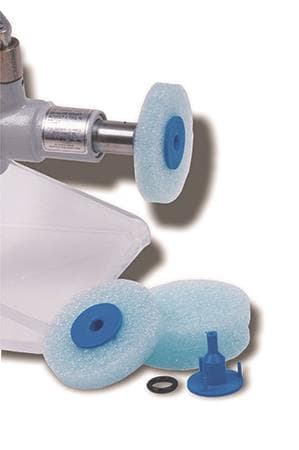 Jordco Pure Buff Polishing Wheel System Kit (PBK) - 48 Foam Wheels, 2 Mandrels, 4 Retainer Rings thumbnail 2