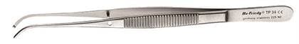 Hu-Friedy #34 Semkin-Taylor Tissue Pliers, 1x2 Teeth, Curved, 5" (12.5 cm), TP34 thumbnail 5