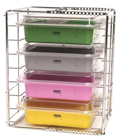Hu-Friedy Signature Series Standard Tub Rack, White, Reusable, Each thumbnail 2