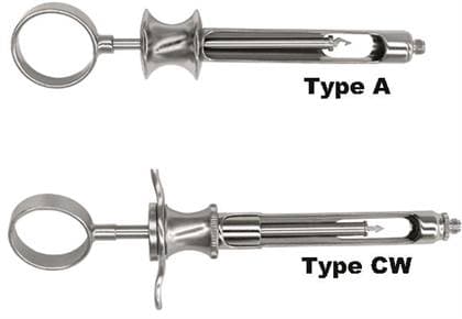 Hu-Friedy Type CW Aspirating Anesthetic Syringe, 1.8 ml, with Finger Rest, SYRCW thumbnail 15