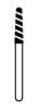 NTI Turbo Diamond Bur, FG, Super Coarse, Black, Round End Taper, #856-018, 1.8 mm Diameter, 8.0 mm Length, 5/Pk, SC856-T-018 thumbnail 7