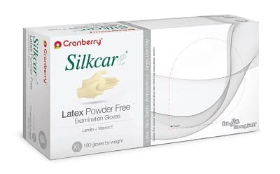 Cranberry Silkcare Powder Free Latex Exam Gloves with Lanolin and Vitamin E, Small, 100/Box, CR7816 thumbnail 13