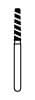 NTI Turbo Diamond Bur, Super Coarse, FG, Modified Shoulder Taper, #847KR-016, 5/Pack thumbnail 6