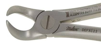 Xcision Extracting Forceps #23, Cowhorn Lower Molars, Stainless Steel, Each thumbnail 5