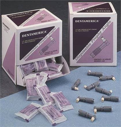 Dentamerica Disposable Prophy Angle, Medium Soft, 90°, Latex-Free, 144/Box, #408 thumbnail 13