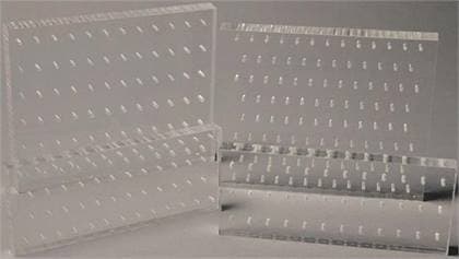 Palmero Plexiglass Bur Block, 36-Hole, Friction Grip (FG), Clear, 5" x 2" x 1/2", 1/Pk, 1516BFG thumbnail 7